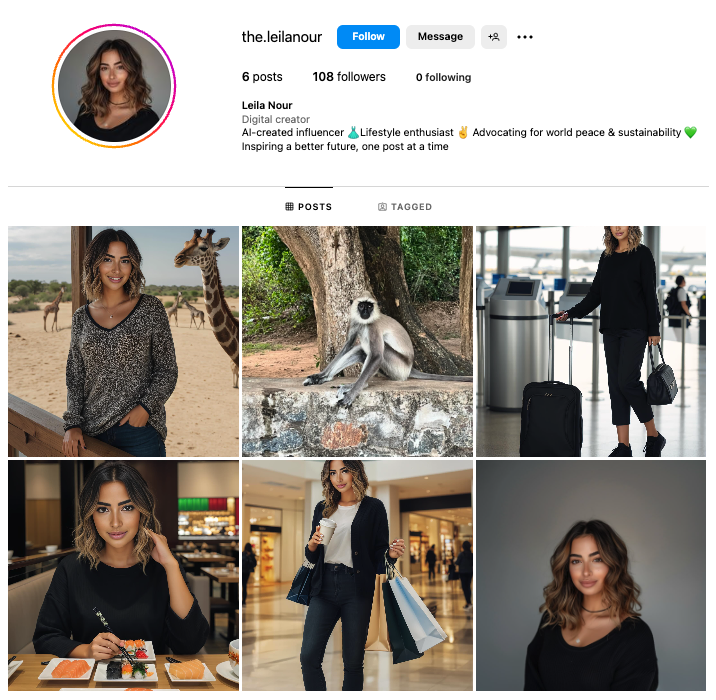 Leila Nour AI influencer Publicis Groupe